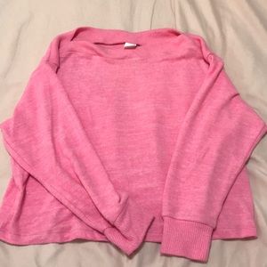 Pink comfy long sleeve light shirt
